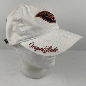 Oregon State Beavers Zephyr Hat Strapback White Embroidered Beaver Logo